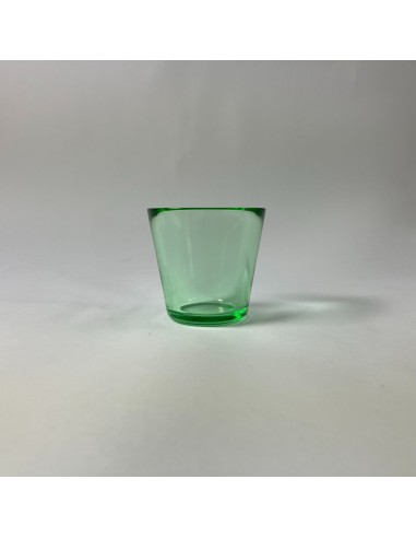 BICCHIERE CAFFE/LIQUORE COLORE VERDE -1-