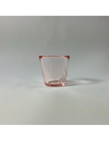 BICCHIERE CAFFE/LIQUORE COLORE ROSA