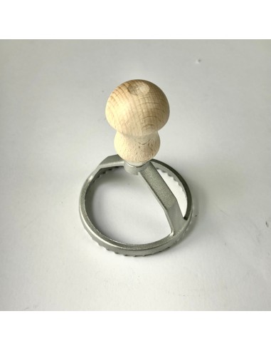 STAMPO RAVIOLI TONDO ALLUM. 8X11  2155